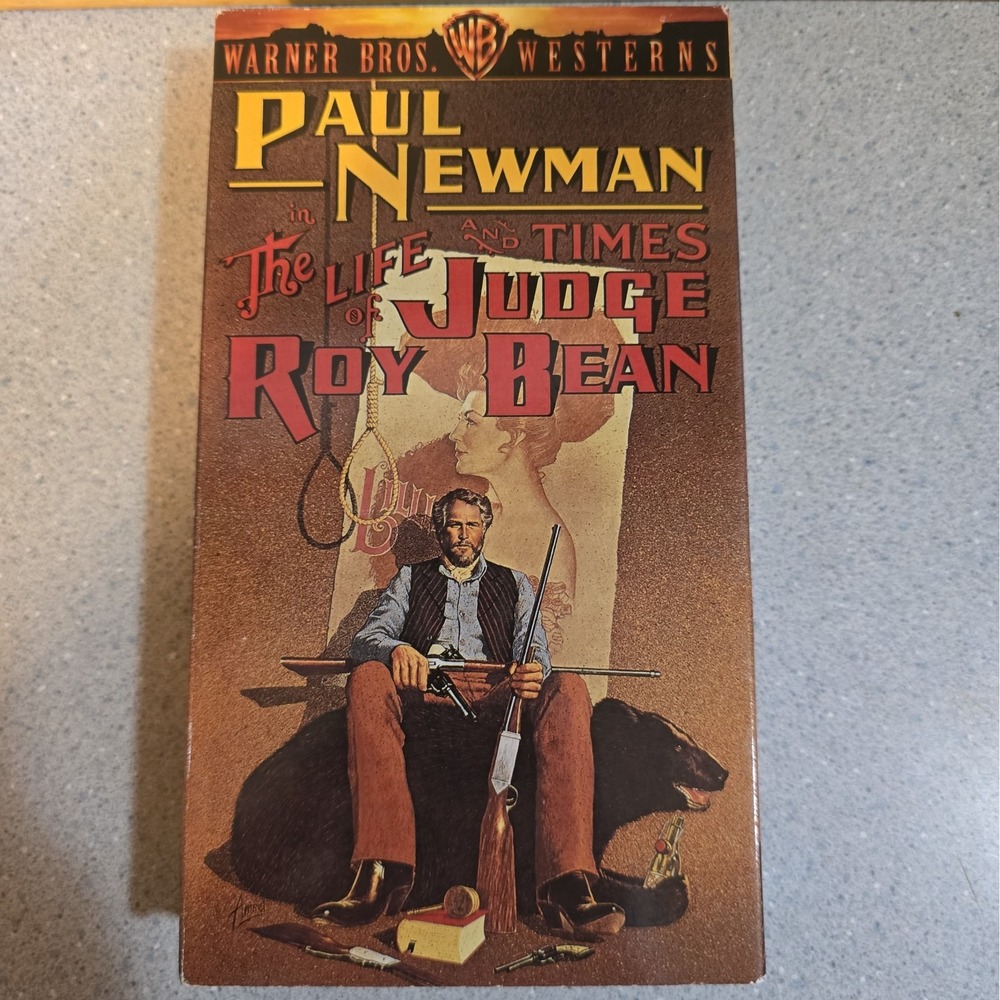 The Life and Times of Judge Roy Bean (VHS, 1972) Paul Newman, 1970's Western